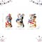 Glitzhome® Patriotic Americana Dog Table Décor Set